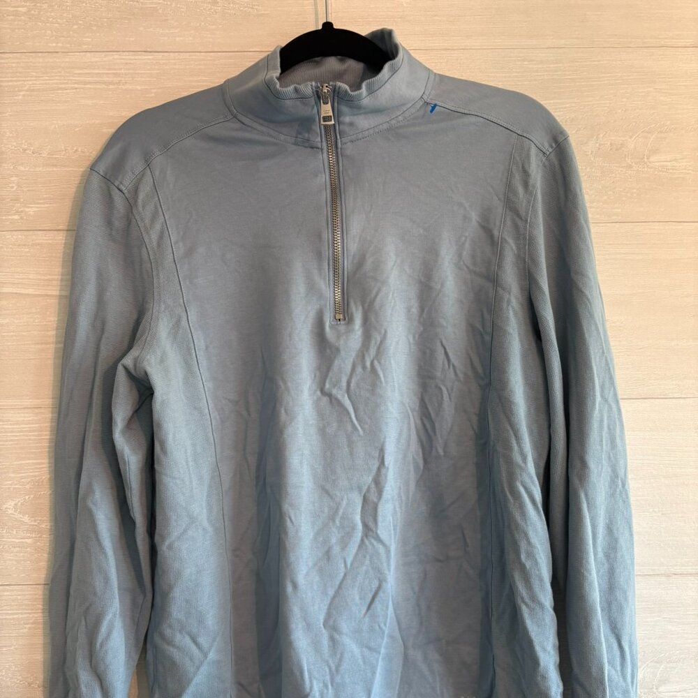 Calvin Klein Top Long Sleeves Casual Quarter Zipper M